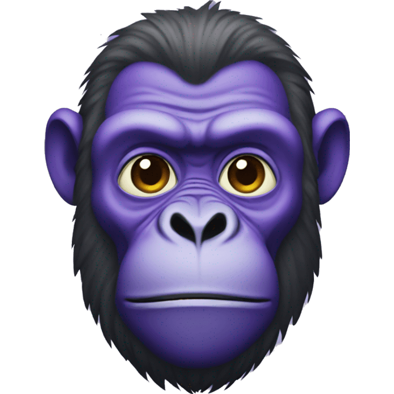 Purple gorilla  emoji