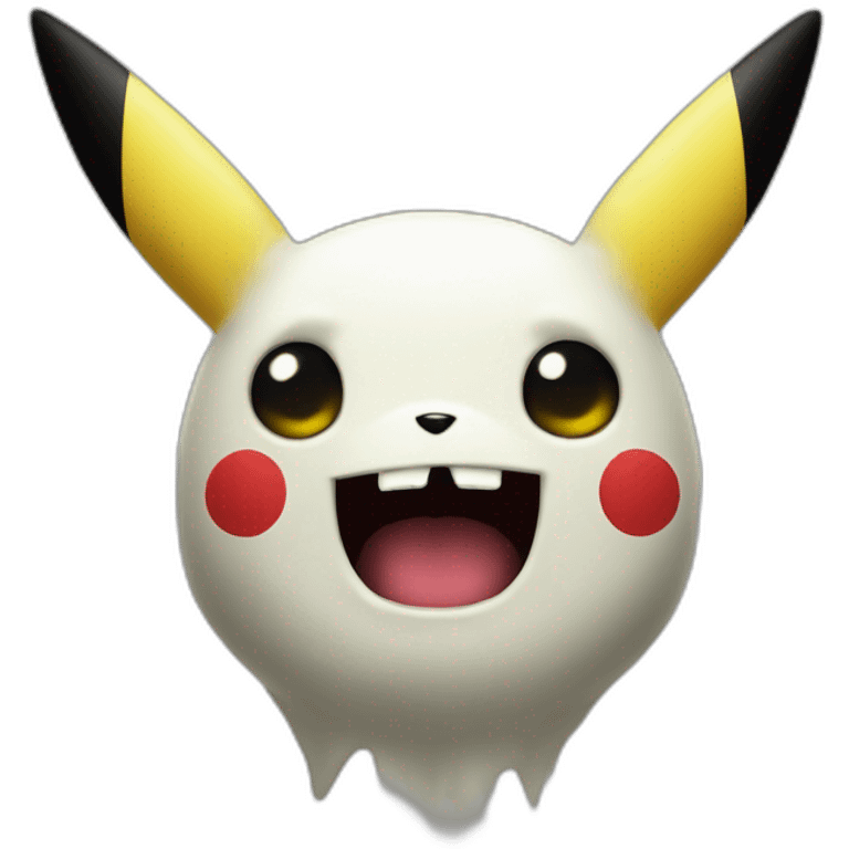 pikachu ghostface emoji