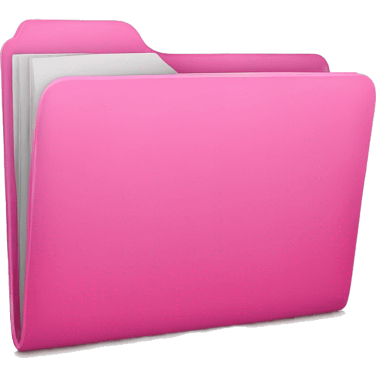 pink folder emoji