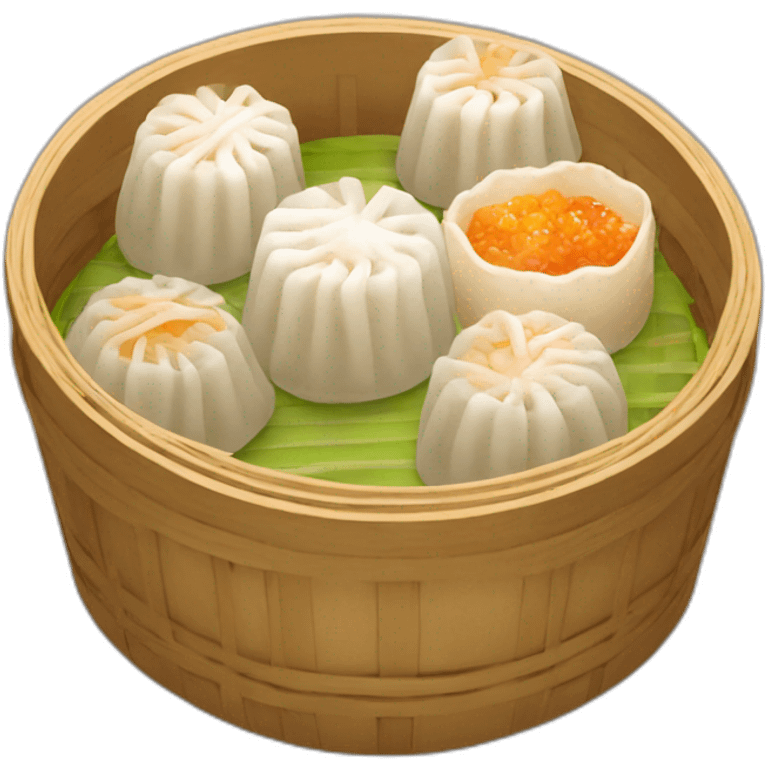 dim sum basket emoji