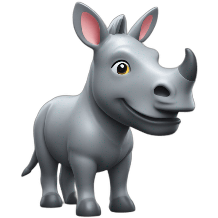 Playmobil rhino emoji