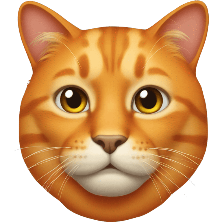 Big orange cat  emoji