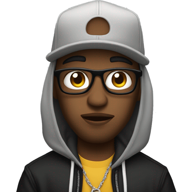 Me as a rapper emoji