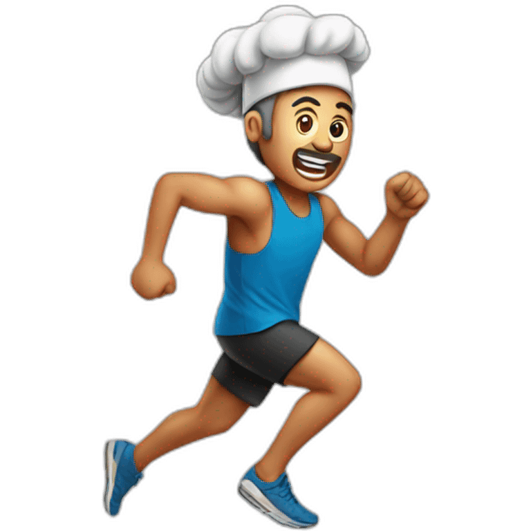 Running Kebab emoji