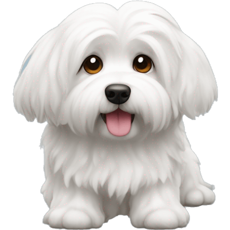 Coton de tulear dog emoji