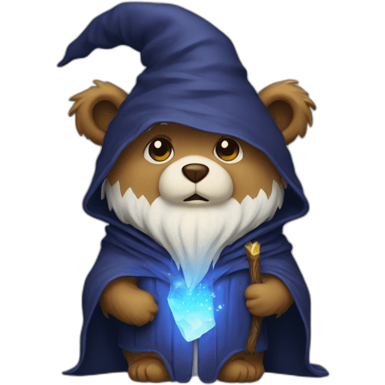 Wizard bear emoji