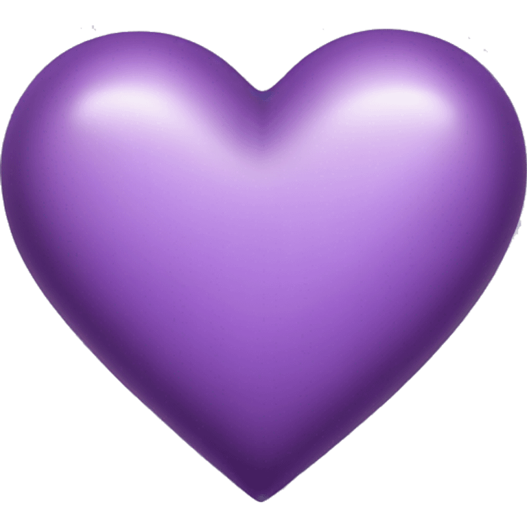 lilac purple heart emoji