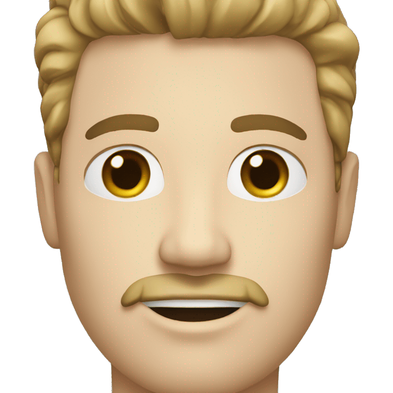 white man with black goatee emoji