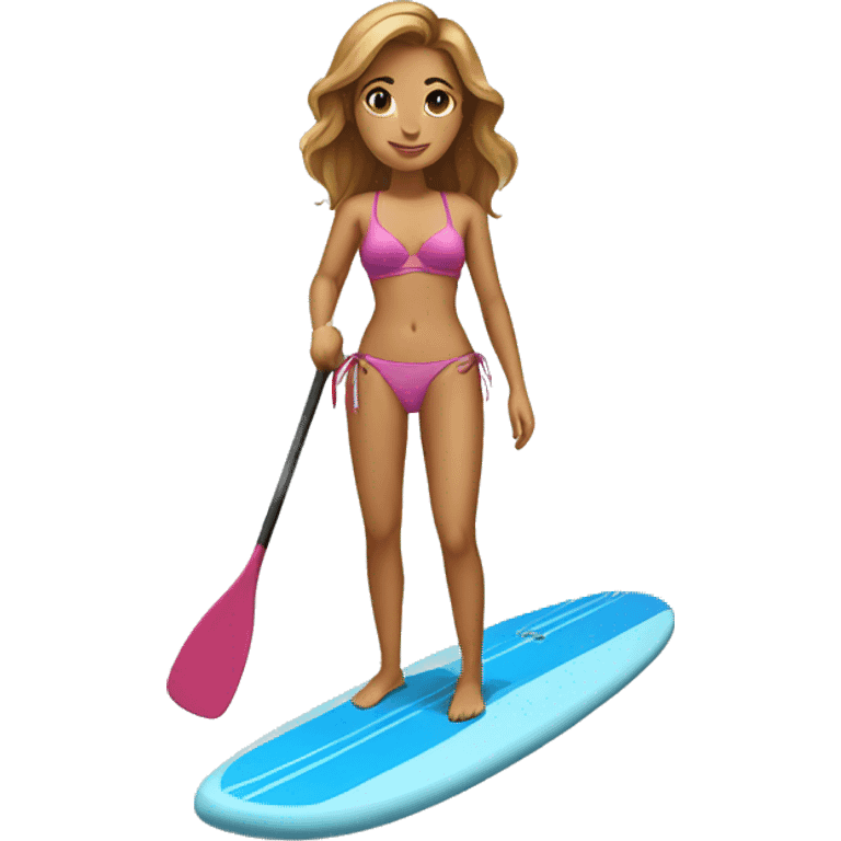 paddleboard female not in bikini  emoji