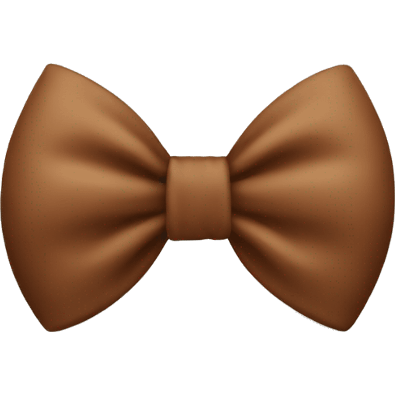 Brown bow emoji