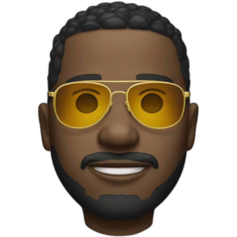 gang member with golden aviator glasses emoji