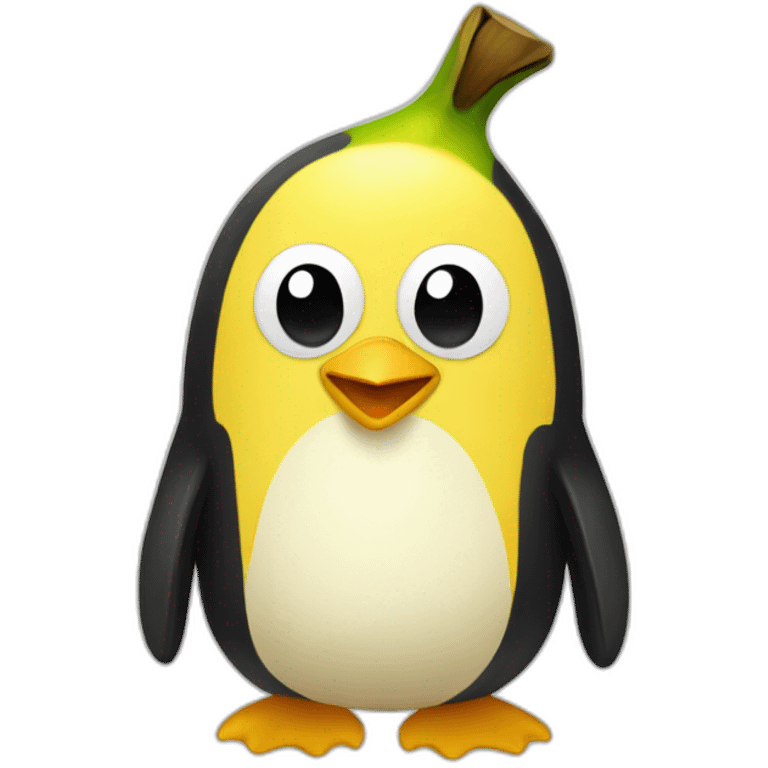 banana-penguin emoji