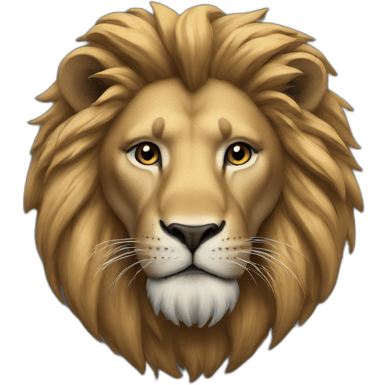 Lion bleu emoji