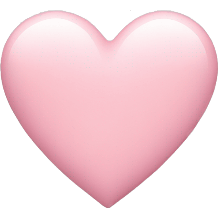 Pastel pink heart emoji