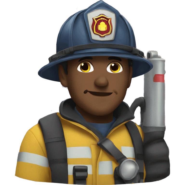 Firefighter some like Uncle Sam  emoji