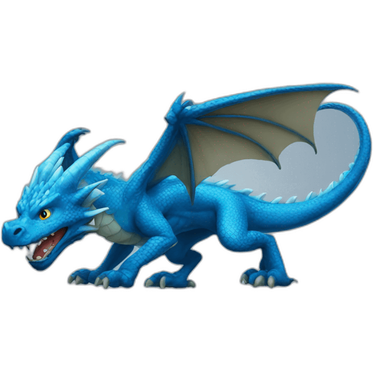 blue dragon emoji