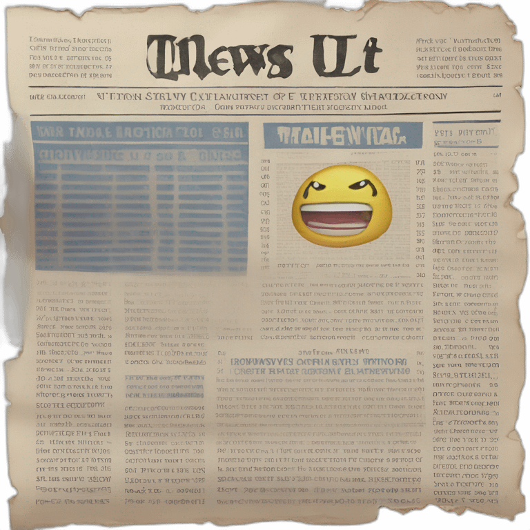 news newspaper document pokemon future emoji