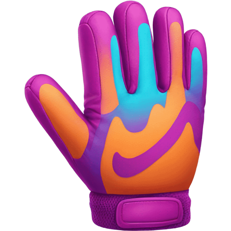 Create a fan glove emoji  emoji