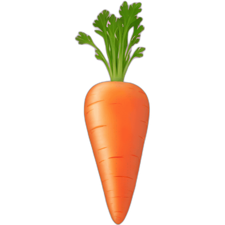 Pink carrot emoji