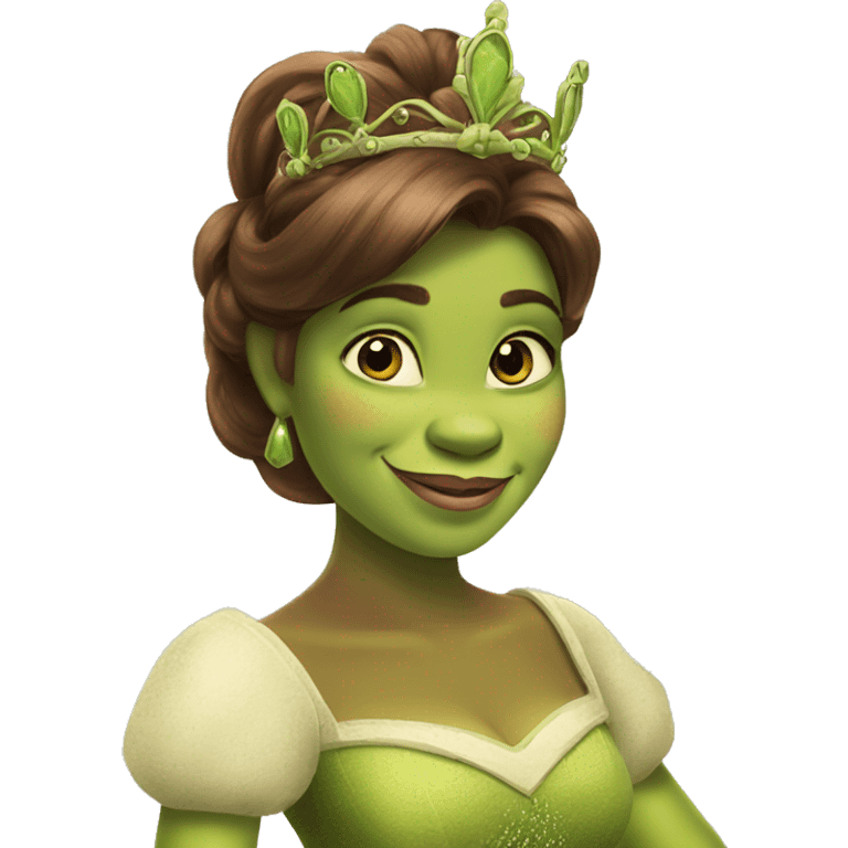 Shrek as a Disney princess emoji