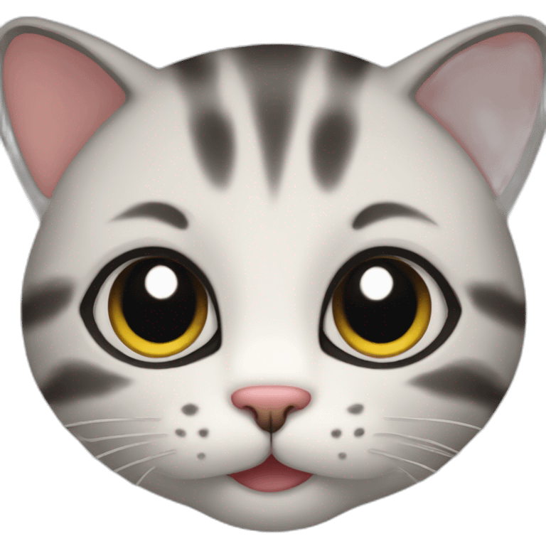 Cute cat face emoji