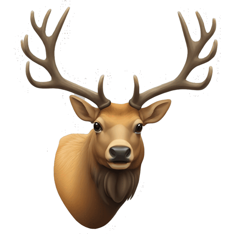 Big branch bull elk emoji