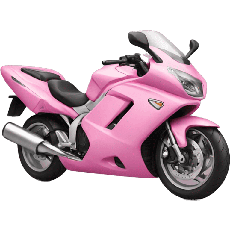 Pink motorcycle  emoji