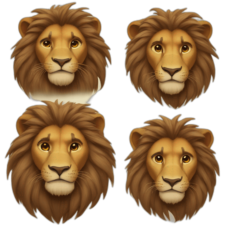 Lion king emoji