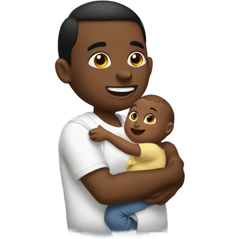 Diddy holding a baby  emoji