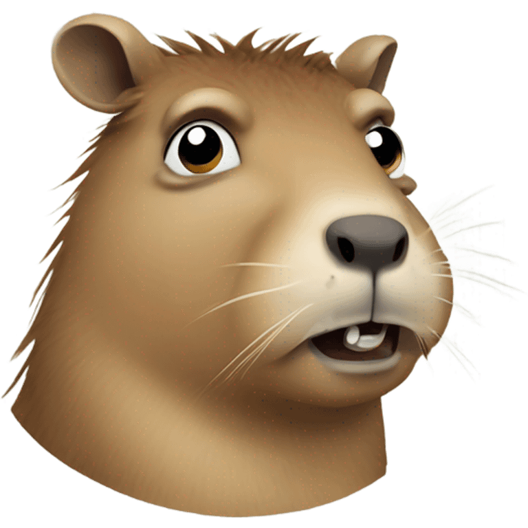 angry capybara emoji