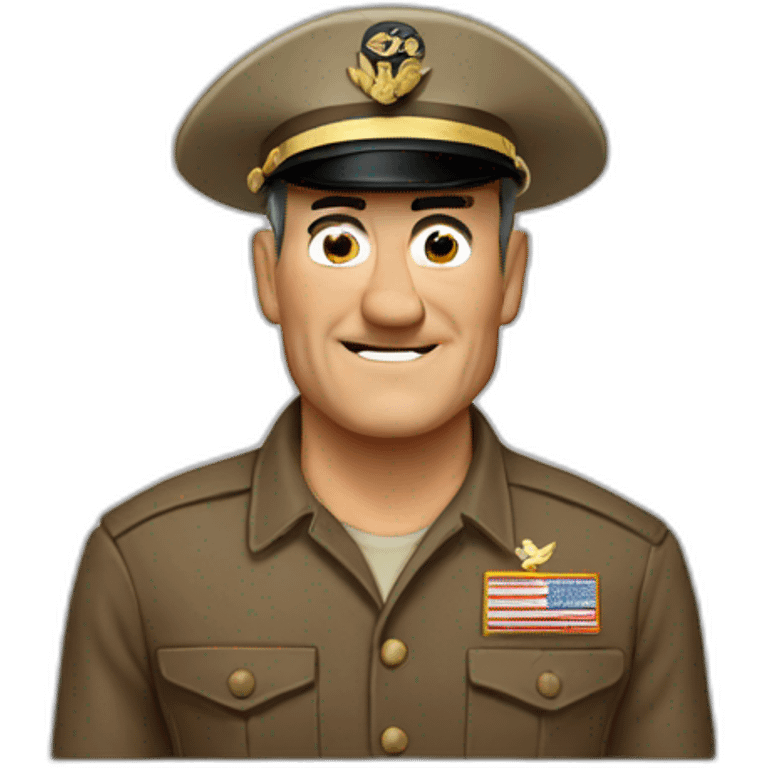 John Wayne as marine  emoji