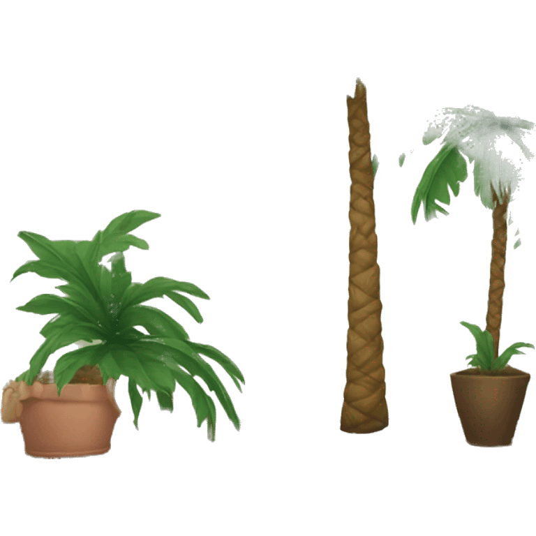 palm in house emoji