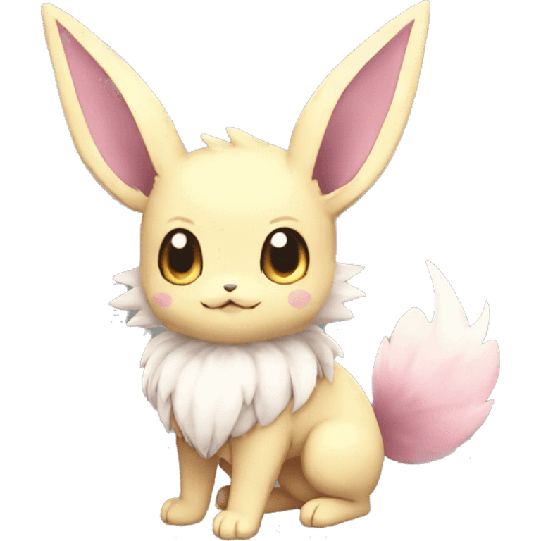 Kawaii Eeveelution-Cute-Pokémon-fusion full body emoji