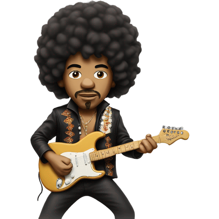 Jimi Hendrix funny emoji