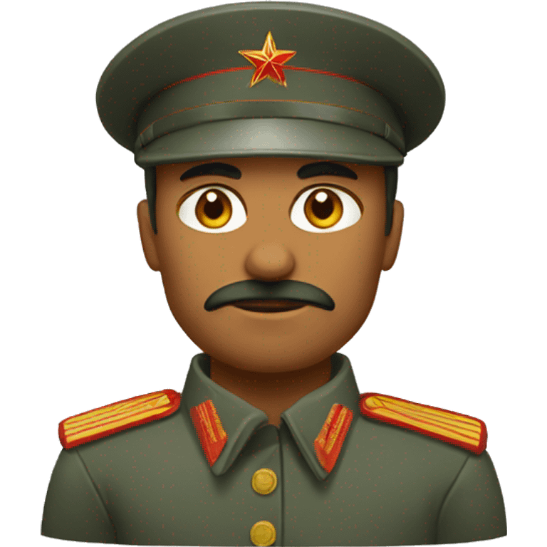 ussr soldier serious  emoji