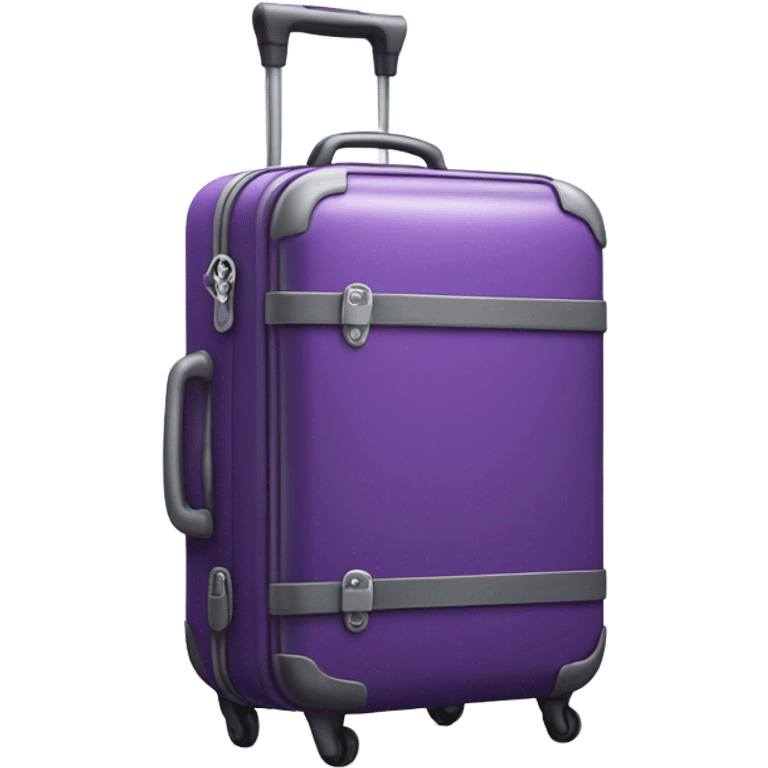 purple suitcase emoji