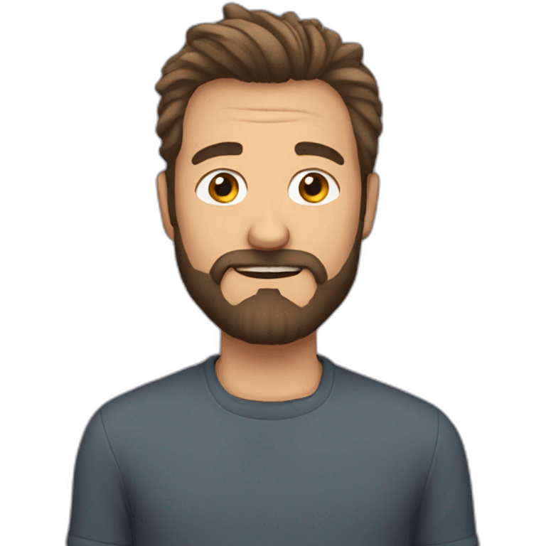 Ben Shepherd with a beard emoji