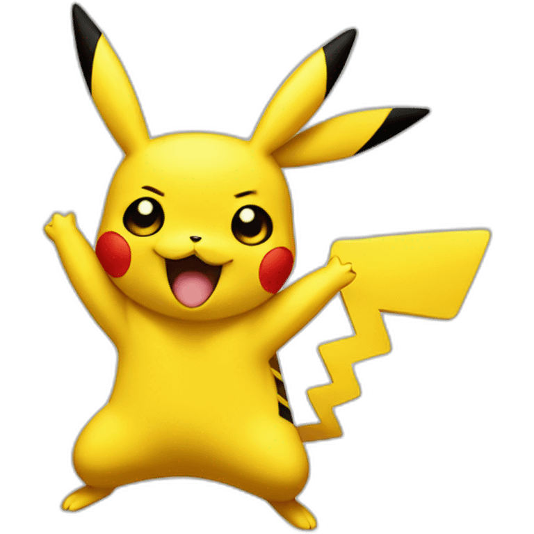 Pikachu dancing emoji