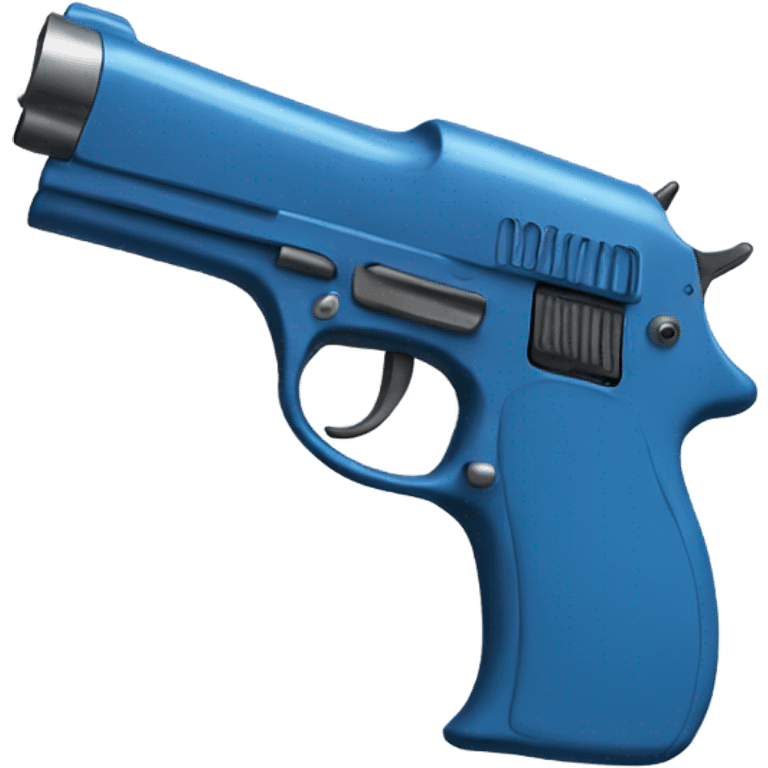 Blue gun emoji