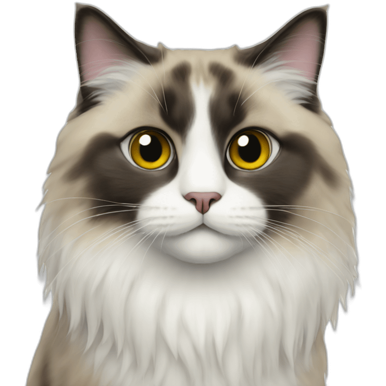 cat-ragdoll-multi-colored emoji