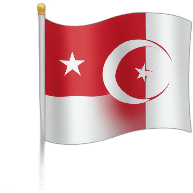 Turkish republic of northern Cyprus flag emoji