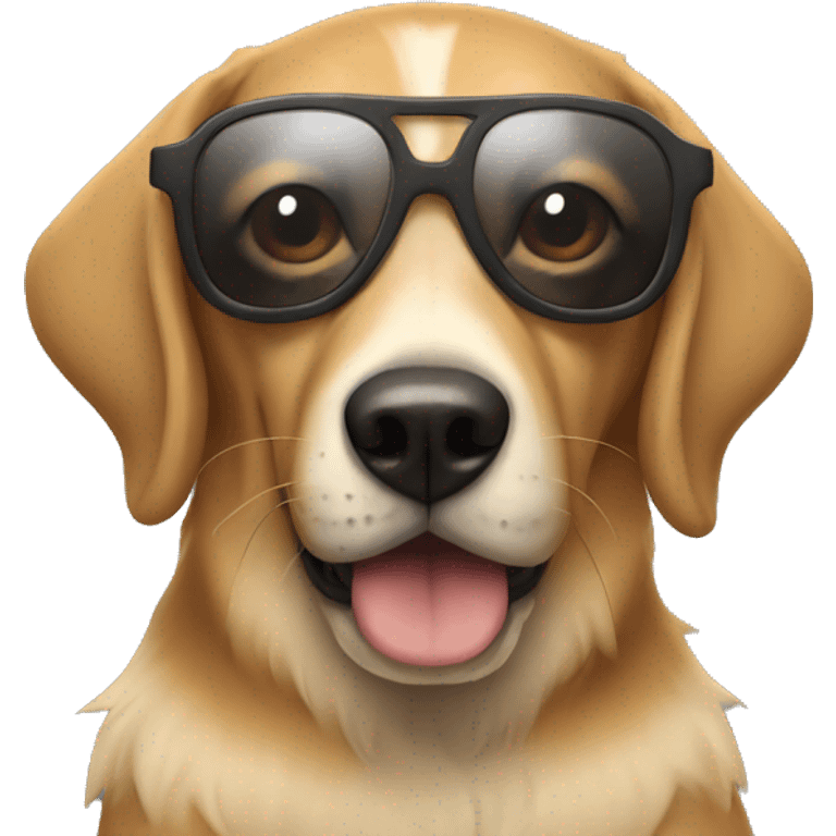 dog wearing sunglasses emoji