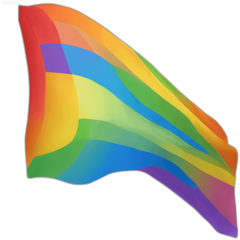 Drapeau lgbt barré  emoji