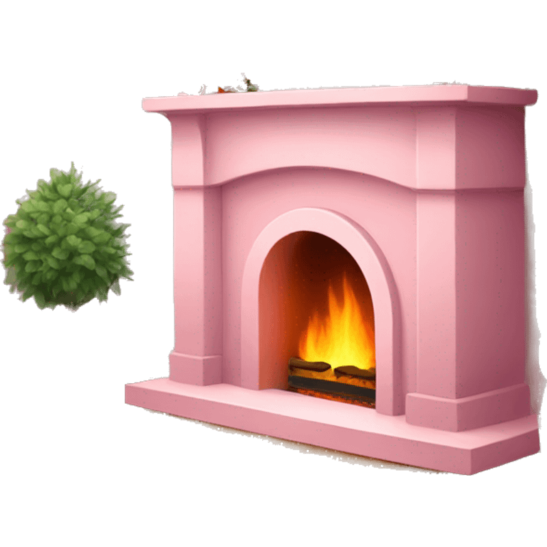 Winter Pink FirePlace emoji