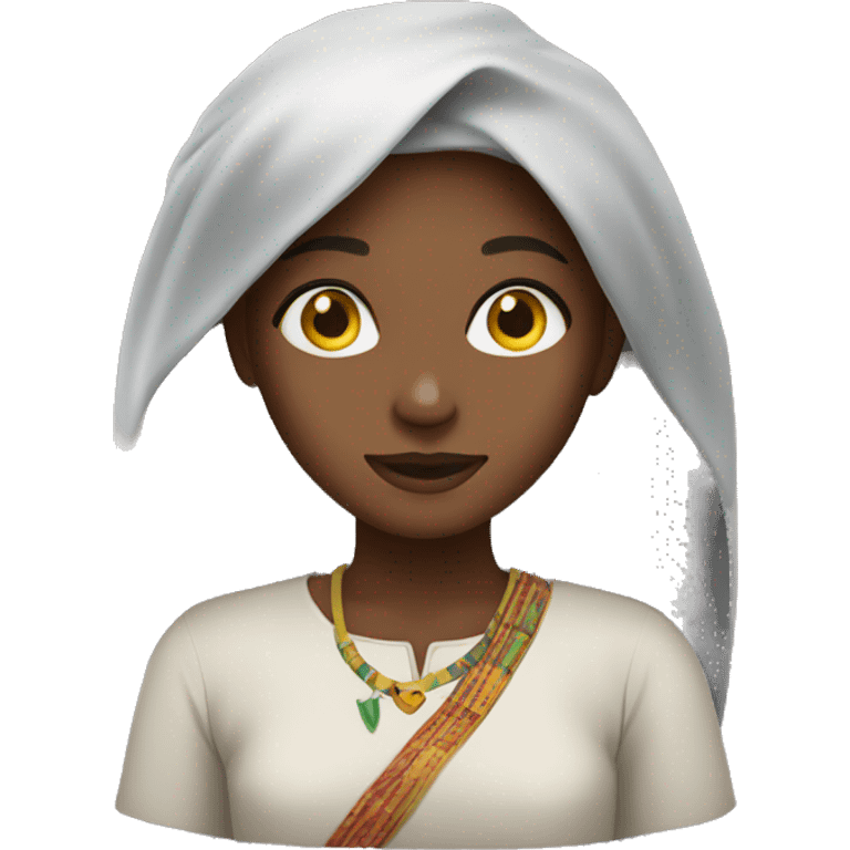 Ethiopian girl emoji