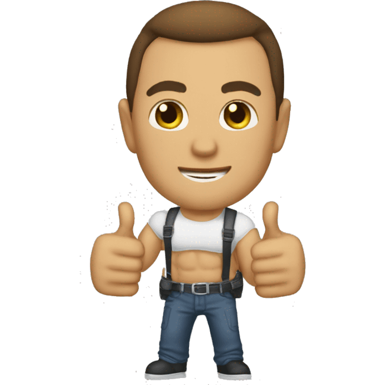 Van damme thumbs up emoji