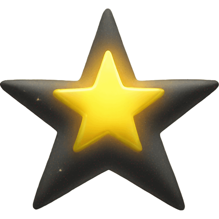 yellow star with glow outside emoji