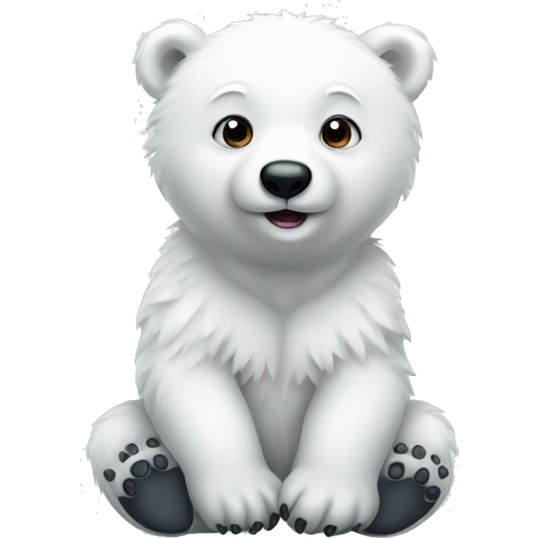 Baby Polar bear  emoji