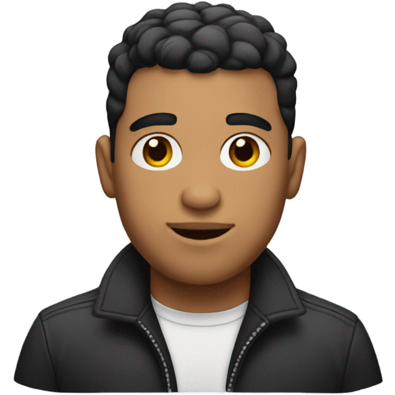 Latino man with fade  emoji