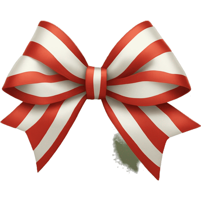 Christmas bow emoji